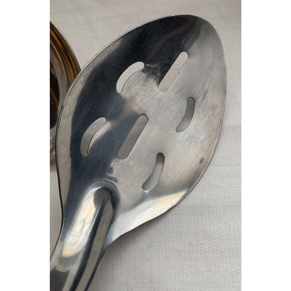 Stainless steel Serving Spoon and Ladle Set Of Two - Picture 2 of 3